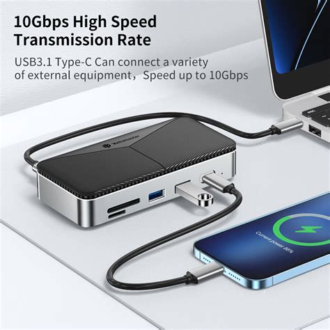 Yottamaster M Nvme Sata Enclosure In Usb C Hub Docking Station