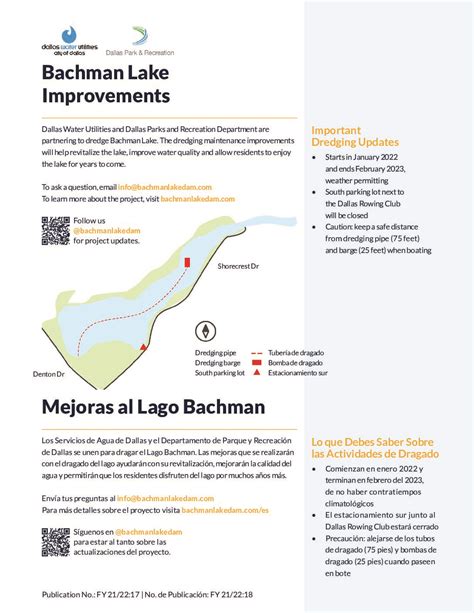 Bachman Project Update December 2021 Bachman Lake Dam