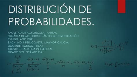 DISTRIBUCIÓN DE PROBABILIDADES CONTINUAS Y DISCRETAS ITEAJ YouTube