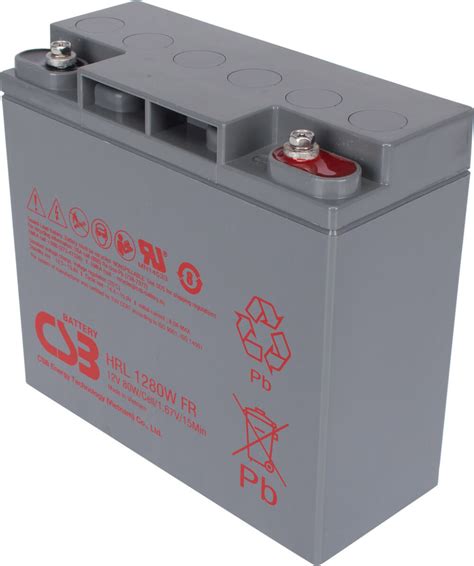 Csb Battery Hrl Wfr V Ah Blei Akku Agm Zdis