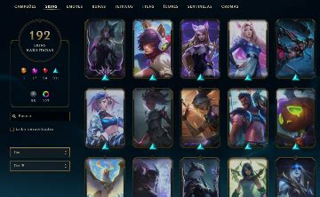 Conta Skins Prest Gios E V Rias League Of Legends Contas Ggmax