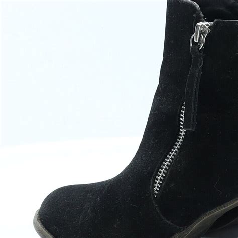 Primark Womens Black Faux Suede Chelsea Boot Uk Ebay