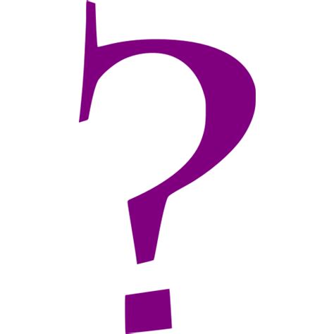 Purple Question Mark Clipart