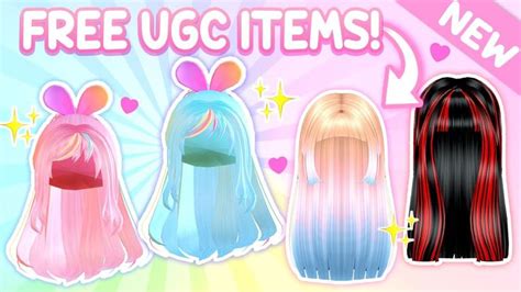 HURRY GET THESE FREE NEW UGC HAIRS ROBLOX FREE AVATAR UGC ITEMS