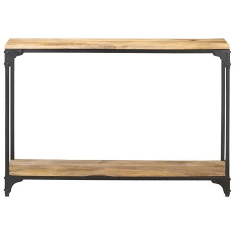 Table Console 110x30x75 Cm Bois De Manguier Massif POR7905472787936