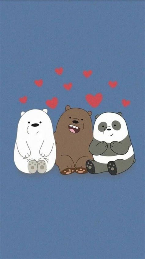 Wallpaper Feeds Lockscreen ꪶ୭ we bare bears wallpaper Sfondi