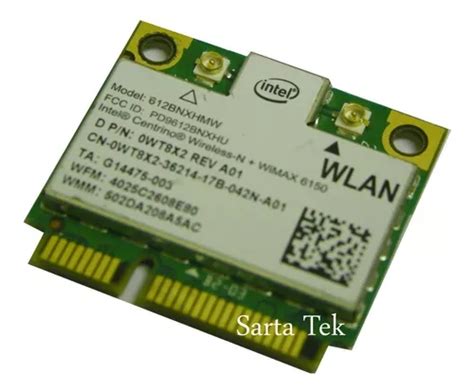 Placa Intel Centrino Wireless N Bnxhmw P Dell Wt X Mercadolivre