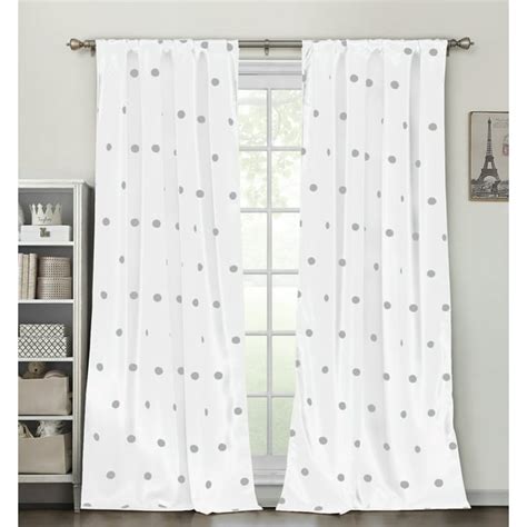 Polka Dot Prints Blackout Curtains, 84-inch L - Walmart.com - Walmart.com