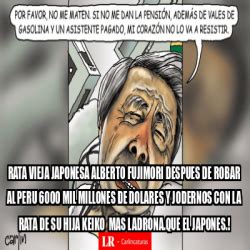 Meme Personalizado Rata Vieja Japonesa Alberto Fujimori Despues De