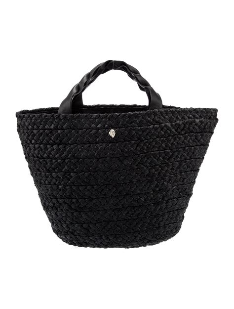 Helen Kaminski Raffia Tote Bag Black Totes Handbags W9523905 The