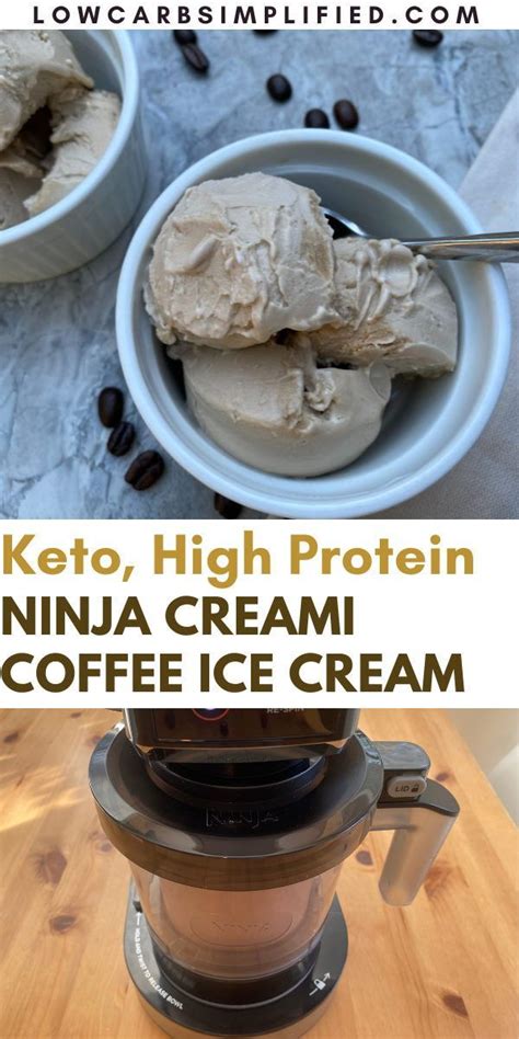 Keto High Protein Ninja Cream Coffee Ice Cream