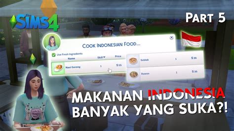 Buka Warung Makan Khas INDONESIA Di Depan Kost The Sims 4 For Rent