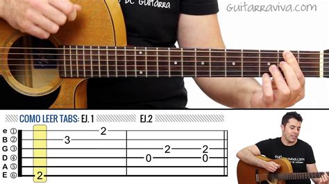 Como Leer Tablaturas Tabs De Guitarra F Cil De Guitarraviva Clase