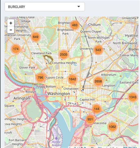 Bad Areas Of Dc Map United States Map