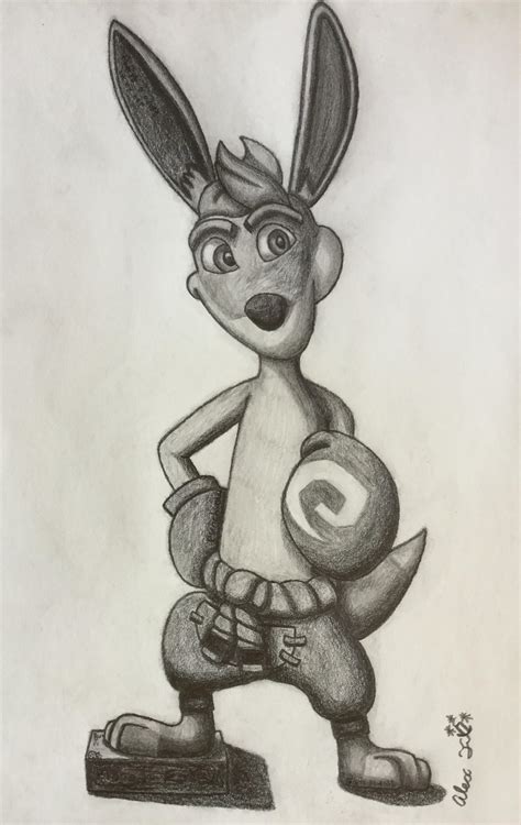 Kao The Kangaroo Posing Fanart By Alexf17 On Deviantart