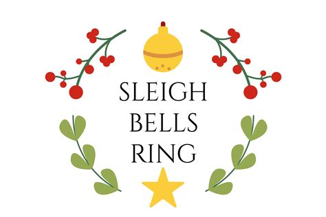 Sleigh Bells Ring Graphic by Yinyang Studio · Creative Fabrica