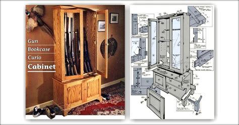 Free Gun Cabinet Plans With Dimensions Cabinet Home Decorating