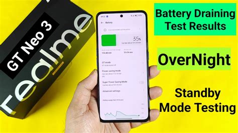 Realme Gt Neo 3 Battery Draining Overnight Standby Mode Testing Youtube