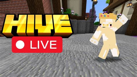 Hive Live With Viewers Minecraft Live Hive Pvp Bedwars Youtube