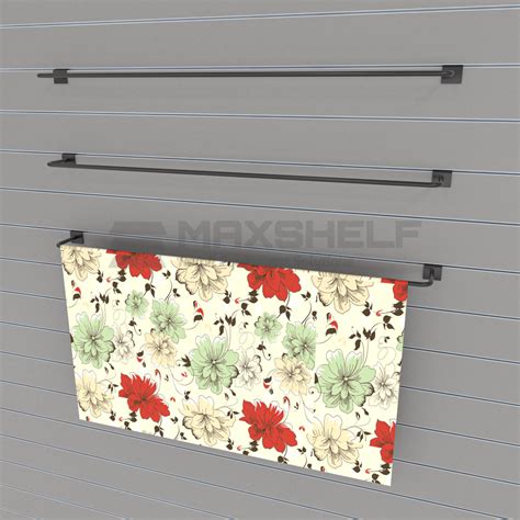 Slatwall Gift Wrap Bar Metal Cm Max Shelf Retail Equipment Solutions