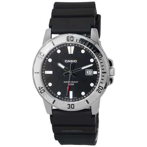 Casio Standard Analog Black Dial Quartz MTP VD01 1E Men S Watch