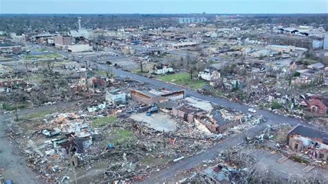 Aerial Footage Shows Chilling Damage Done By The Mayfield Tornado ...