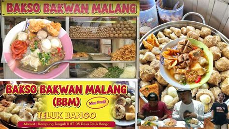 Wisata Kuliner Bakso Bakwan Malang Mas Panji Youtube