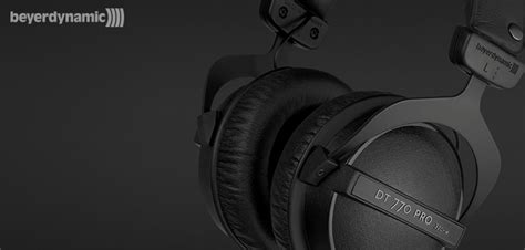 Review Beyerdynamic Dt 770 Pro 80 Ohm Limited Black Edition Headphones Poc Network Tech