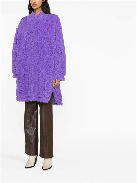 Stand Studio Gwen Faux Shearling Coat Farfetch