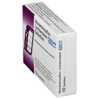 Novaminsulfon 500 Mg Lichtenstein Filmtabletten 10 St Shop Apotheke