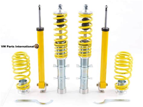 Fk Ak Street Coilovers Height Adjustable Suspension Kit For Vw Golf Mk