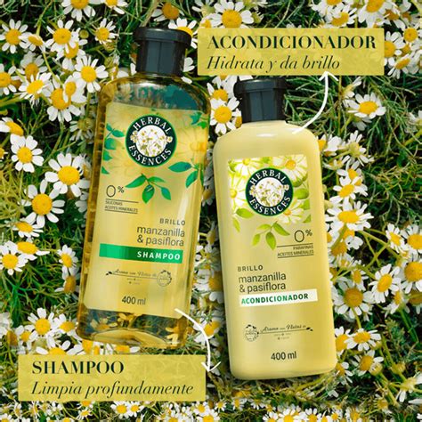 Herbal Essences Shampoo Shine Brillance Manzanilla H E B México