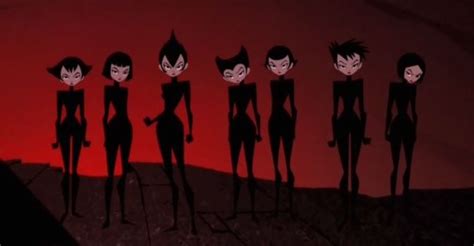 The Daughters Of Aku Without Masks Samurai Jack Samurai Jack Aku Ashi Samurai Jack