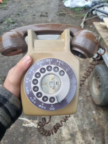 Vintage Gpo Gec Wall Mounted Rotary Dial Telephone Ebay