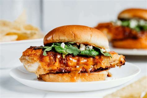 Buffalo Chicken Sandwich Recipe | EatingisArt