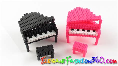 Diy Perler Beads Hama Beads 3d Piano How To Tutorial Perfect For Doll