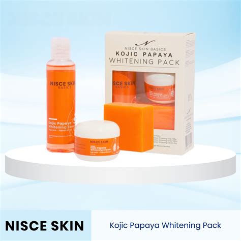 NISCE SKIN Kojic Papaya Whitening Pack Shopee Philippines