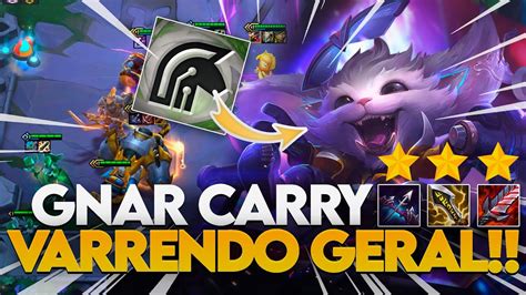 Aprenda Esta Comp Muito Forte Gnar Carry ⭐⭐⭐ Tft Set 8 5 Teamfight