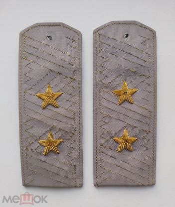 Погоны СССР офицерские НА РУБАШКУ Старший лейтенант soviet vintage ...