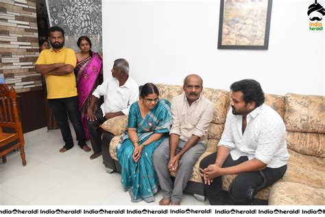 Actor Manchu Manoj Meets Dr Priyanka Reddy Family Members