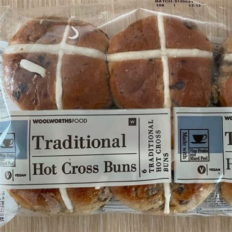 Woolworths Food Traditional Hot Cross Buns Review Abillion