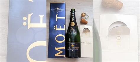 Бутылка и коробка из под шампанского moet + буклет купить в ...