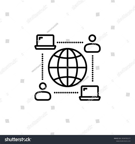 System Network Icon Vector Logotype Stock Vector (Royalty Free) 2039792177 | Shutterstock