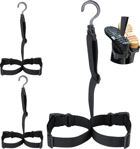 Amazon 3 Pieces Fishing Wader Boot Hanger Fishing Boot Rack Men