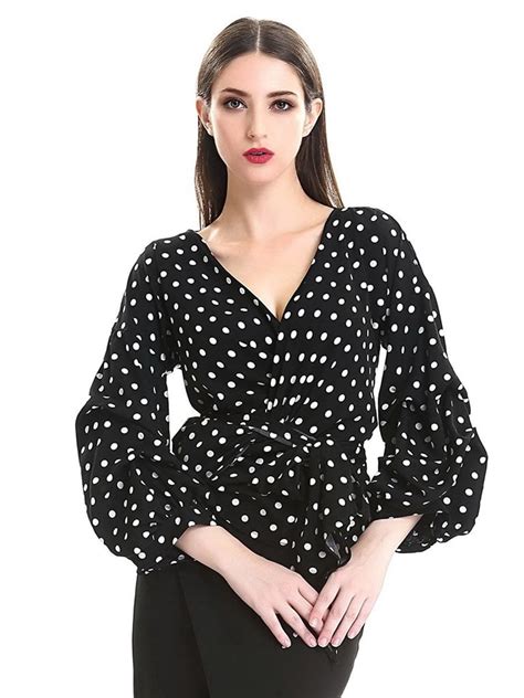 Aomei Polka Dot Blouse Polka Dot Tops From Amazon Popsugar Fashion