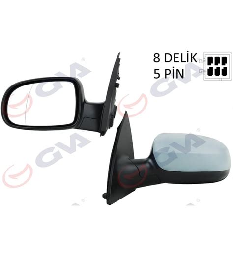 DIŞ DİKİZ AYNASI SOL CORSA C 01 ELEKTRİKLİ ISITMALI ASTARLI ASFERİK 5