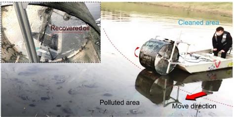 High Throughput And Efficient Clean Up Of Viscous Crude Oil Spills