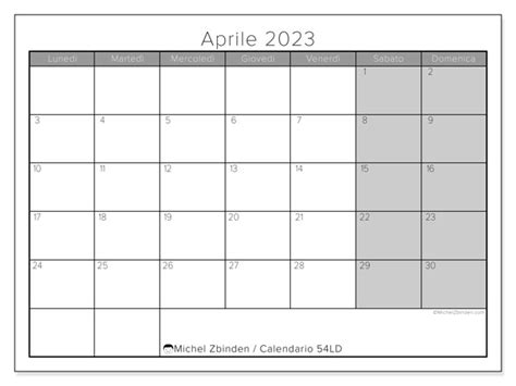 Calendario Aprile Da Stampare Ld Michel Zbinden Ch Hot