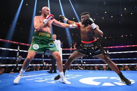 Tyson Fury Provoca Ngannou N O Fui Incomodado Pelos Seus Socos