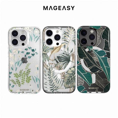 MAGEASY iPhone 14 系列 GLAMOUR 雙層立體造型防摔手機殼支援MagSafe Goodfind找推薦比價格